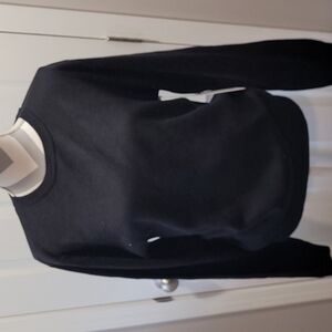 Becken sz SMALL black crew neck sweater new with tags